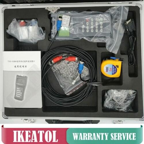 Portable TDS-100H S2 /M2 /L2 Transducer (DN15-6000mm) Ultrasonic Flow Meter Liquid Handheld flowmeters