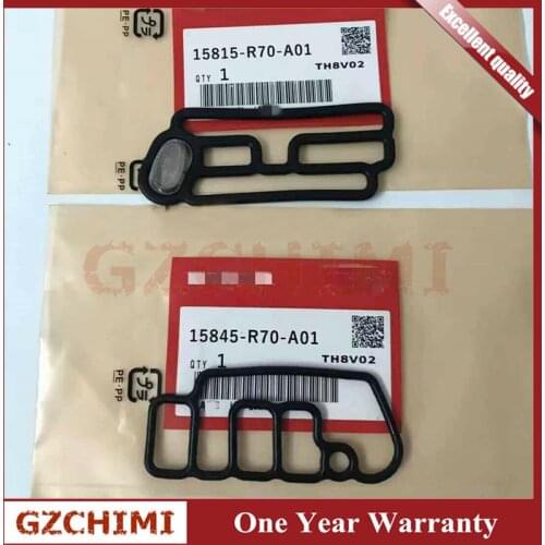 For Honda 15815R70A01 15845R70A01 Solenoid VTEC Gaskets Set Black New Sale Durable