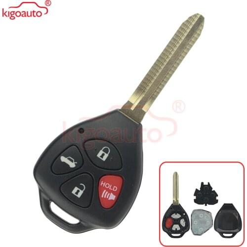 Remote key 4 button with G chip toy43 315Mhz GQ4-29T for 2008 2009 2010 Toyota Corolla Camry kigoauto