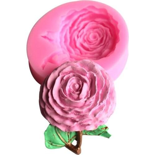 Rose Liquid Silica Gel Mould Dropping Plaster Molding Tool for Automobile Ornaments