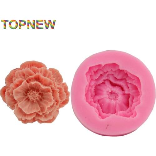 Lovely Flower Shape Silicone Bakeware Soap Mold Fondant Cake Decorating Styling Tools Kitchen Gadgets 1955
