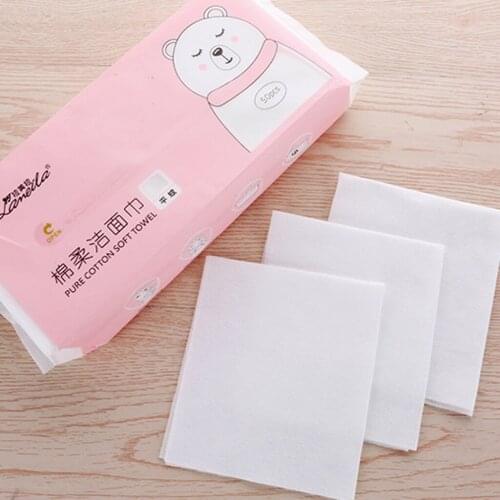 Cotton Pads Square - Nonwoven, For Daily Cosmetics, Nail Wipes, Makeup Remover - Beauty and Personal Care, 50 Pieces