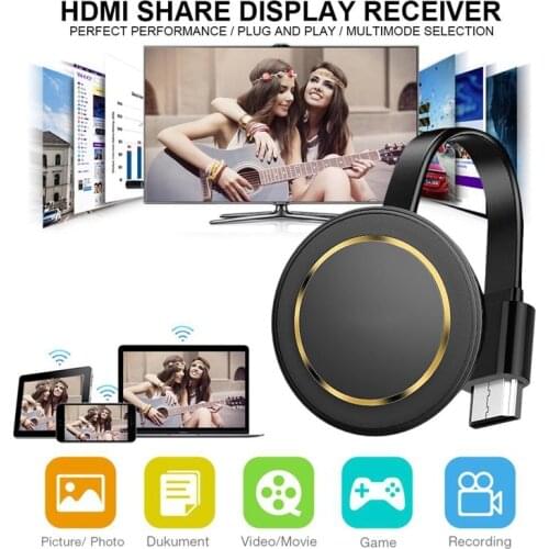 G14 2.4G/5G 4K Wireless HD Wifi Display Dongle Mirror Miracast for Airplay DLNA Receiver Adapter For Projector HDTV IOS Android
