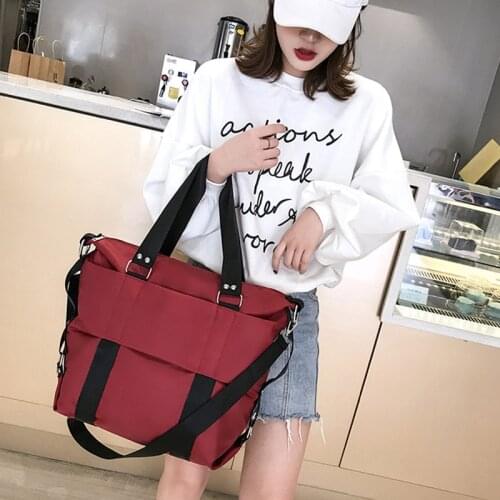 Women Waterproof Nylon Shoulder Bag Large Capacity Handbag Tote Outdoor Travel Bag New