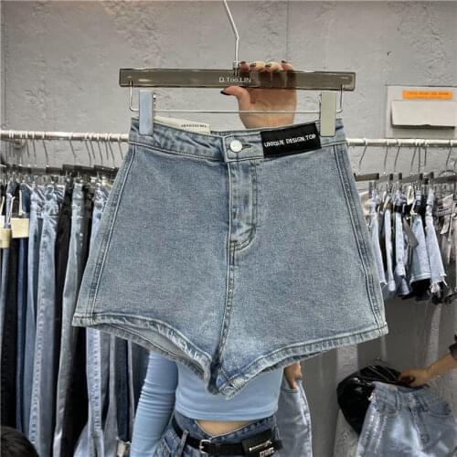 Jeans Shorts Hight Waist Short Femme Denim Shorts Women 2021 Summer Stretch Short Jeans Pants for Women Blue Black Plus Size