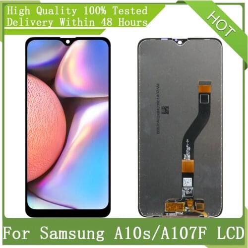 6.2” Super AMOLED LCD Screen For SAMSUNG A10s A107F A107FD A107M A107/DS With Frame LCD Display Touch Screen Digitizer Assembly