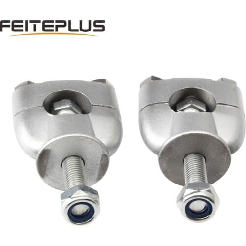 22mm 7/8" CNC Motorcycle Handlebar Risers Handle Bar Adapter Mount Bracket Clamp Taper Universal Handle Bar Riser
