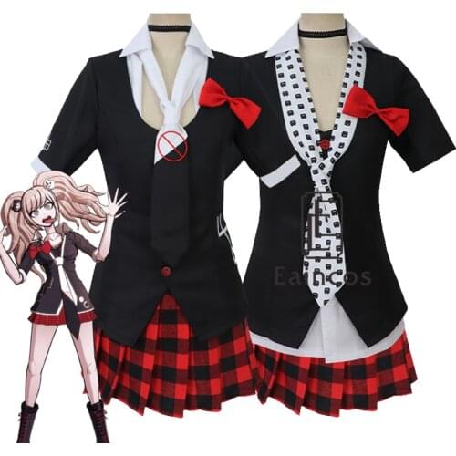 Anime Danganronpa Junko Enoshima Emboitement Inushio Kimuchi Dangan Ronpa Trigger Happy Havoc Cosplay Costume
