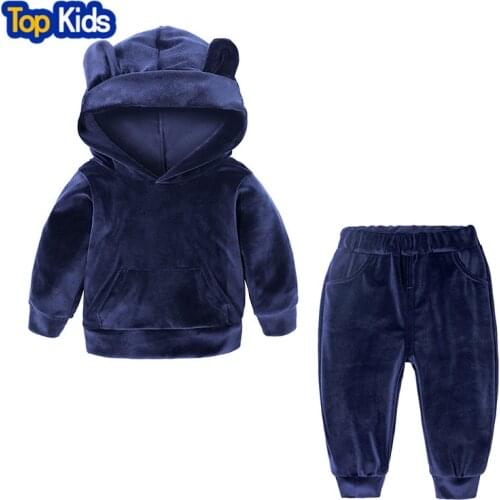 Children Clothing2019Autumn Winter Girls Clothes Kids Boys Clothes New Year Costume Tracksuit Suit For Girls Clothing Sets MB481