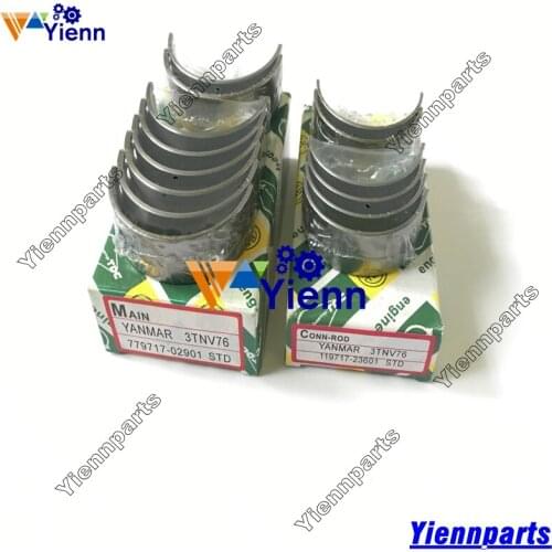 For VOLVO D1.1DCbE4 D1.1 Crankshaft Main Connrod Bearing Set Engine Excavator 4601