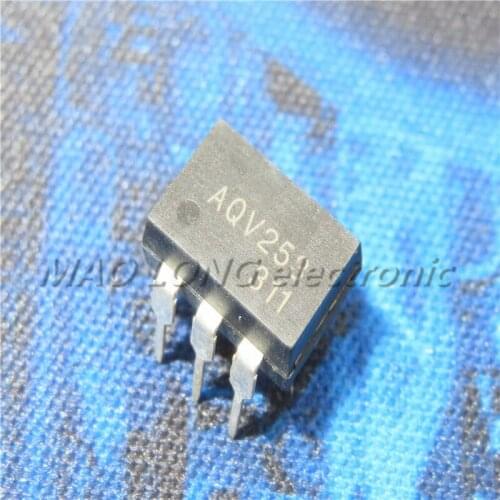 50PCS/LOT AQV253 DIP6 DIP-6 Optocoupler Photoelectric coupling New In Stock