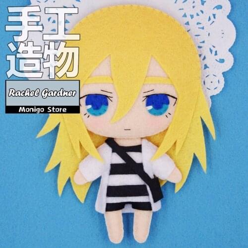 Anime Angels of Death Ray DIY Handmade Toy Hanging Plush Doll Satsuriku no Tenshi Zark Hanging Keychain Materials Anime Angels o