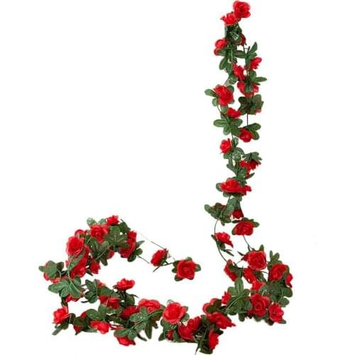 2Pcs Imitation Floral Rattan Peony DIY Bouquet Faux Silk Flower Wedding Parties Festival Garland Fence Decoration