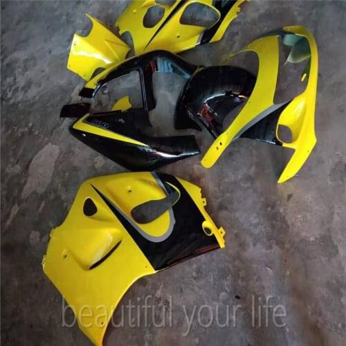 Motorcycle fairing kit for SUZUKI SRAD GSXR600 GSXR750 1996 1997 1998 1999 2000 yellow black Fairings GSXR 600 750