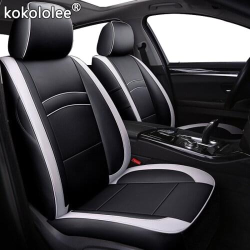 Kokololee leather car seat cover for Dodge Caliber Avenger Journey Challenger make custom Automobiles Seat Covers car-styling