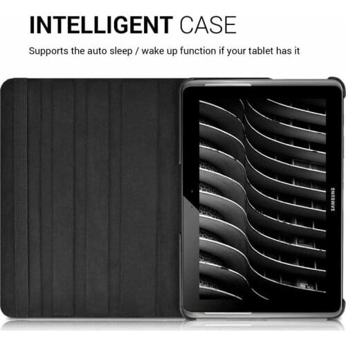 Magnet Case for Samsung Galaxy Tab 2 10.1 inch P5100 P5110 P7500 P7510 Tab2 Tablet Case 360 Rotating Bracket Flip Leather Cover