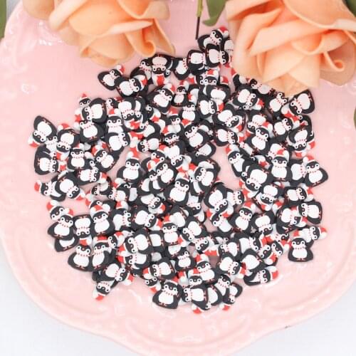 KLJUYP Cute Christmas Penguin Sequins for DIY Card Making Craft Color Collection