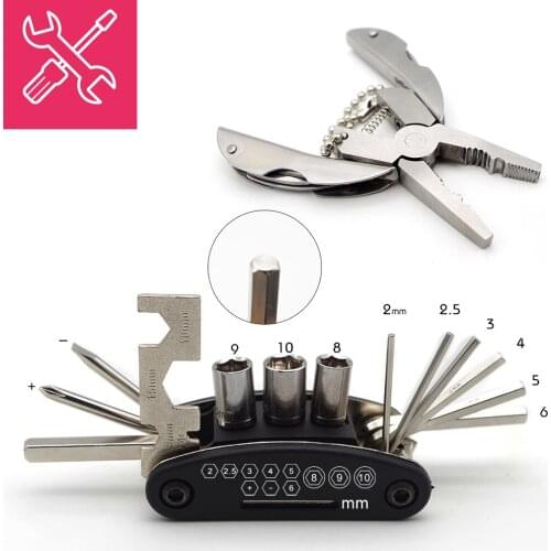 Bicycle Multi-function Repair Tool Motorcycle Hex Screw Driver Tool Cycle Screwdriver Tools 2-6mm Allen Wrench Set Motorcycle