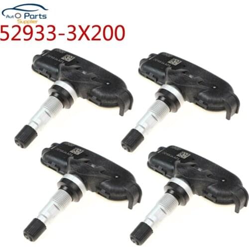 New 4Pcs 52933-3X200 529333X200 315MHZ TPMS Tire Pressure Sensor For Hyundai Elantra Tucson Kia Rio