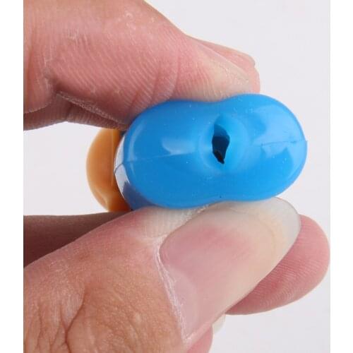 Hiking TPU Bite Valve MouthpiecesON-Off Switch Replacement Piping Nozzle for Hydration Pack 2.5' Blue