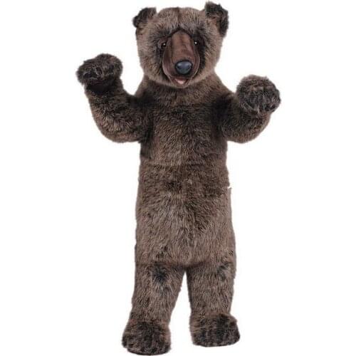 Grizzly Bears Fursuit Furry Mascot Costume Plush Suit Cosplay Party Fancy Dress Outfits Halloween Adults Outdoor Party Costume