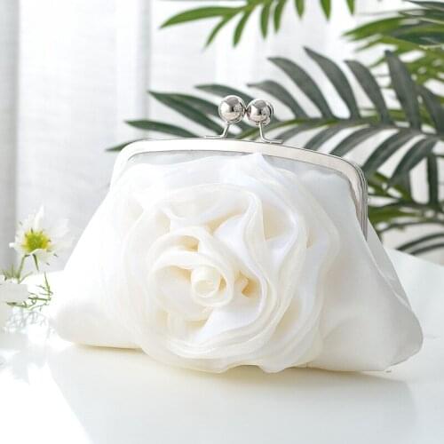 Luxury Designer Ladies Floral Clutch Elegant Banquet Bag Wedding Handbag Bag Handbag Mobile Wallet Lipstick Bag Cosmetic Bag