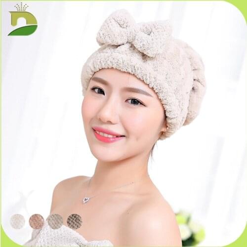 Sugan Life NEW Factory direct creative microfiber dry hair cap super absorbent lint hair towel pineapple princess hat wholesale
