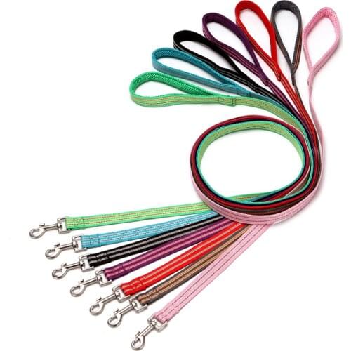 Reflective Dog Leash Interlaced Yarn Outdoor Dog Rope Collar Pet Supplies Safety Protection Walking Multi-Purpose Dog Lead