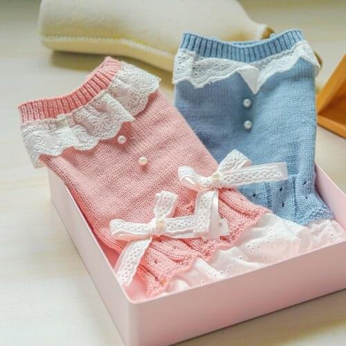 Cat Dog Sweater Coat Puppy Pet Dog Clothes Knit Apparel Chihuahua Yorkshire Terrier Poodle Bichon Pomeranian Clothing Outfit