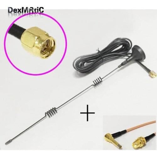 3G Antenna 5dBi 800-2170 MHZ magnetic base 3M extension cable SMA male +SMA Female Connector To MS156 Male Connector RG316 Cable