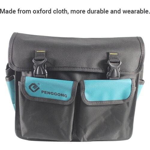 081 Multifunctional Tool Storage Bag One-shoulder Bag Oxford Cloth Waterproof and Wear-resistant Toolkit Electricians Toolkit