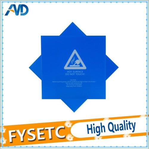 2*3D Printer Blue 300x300mm Frosted Heated Bed Sticker Printing Build Sheets Build Plate Tape Platform For CR-10 Lulzbot Taz6