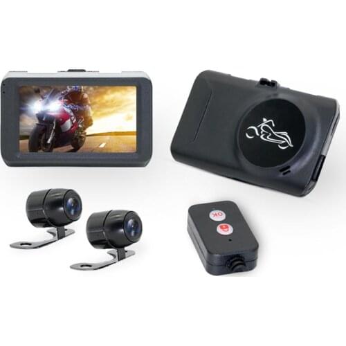 3 Inch 1080P HD Motorcycle Camera Driving Recorder Dash Cam With Special Dual-track Front Rear Recorder Motorbike Electronics