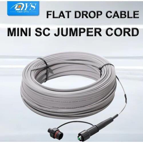 5PCS IP67 Waterproof Outdoor HUAWEI Mini SC/APC 5M 3.0mm Cable to SC/APC Jumper Optical Fiber Connector Patch Cord