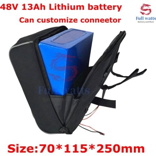 E-Bike Battery 48V 20Ah 18AhLithium Ion Battery with 30A BMS for 750W 1000W BBSHD Bafang Motor Scooter + 3A Charger +bag