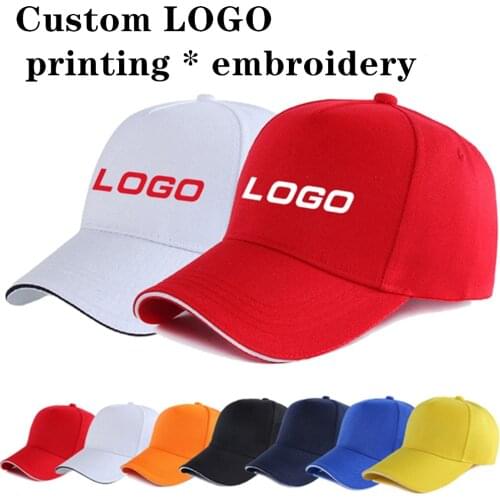 Wholesale custom baseball cap advertising empty top cap logo printing micro label travel duck tongue net cap men women hat