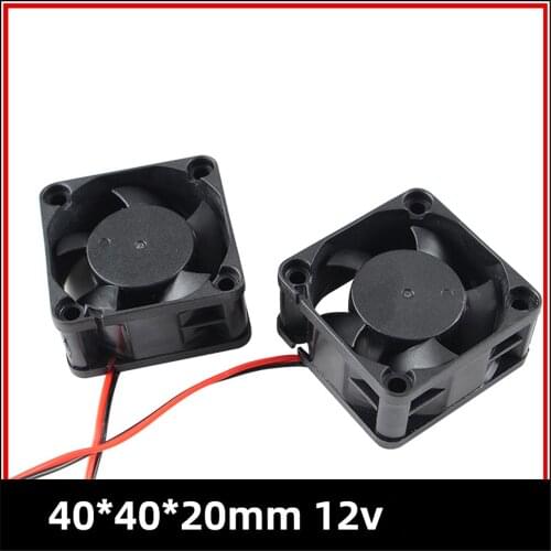 3D Printer part 4020 DC cooling fan 12V Brushless bearing mini cooler 40mm fan radiator 40x40x20mm high quality 40*40*20