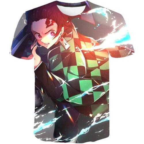 Hot Japanese Anime 3d Print Men Women Hip Hop Streetwear Funny Tee Printed T Shirt 2021 Summer Cool Clothes Mans Casual Tops