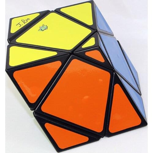 LanLan big Skewb Squished Cube LL J Lin Magic Puzzles Cubes Stickers Professional Educational Twist Wisdom Toys Game