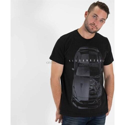 Nissan Skyline Gtr R35 Turbo Jdm Race Mens Split Tee Shirt Black Cotton Free Style Tee Shirt