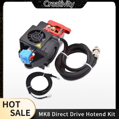 Creativity MK8 Upgrade Direct Drive Extruder Kit 3D Printer Metal Accessories 12V/24V Hotend for Ender3/CR 10s/ CR-10