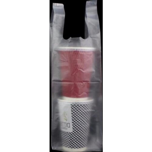 Disposable Plastic Transparent Drinking Cups Take-Out Packing Bag Milk Tea Coffee Cup Take-out Packaging Bags 100pc/lot