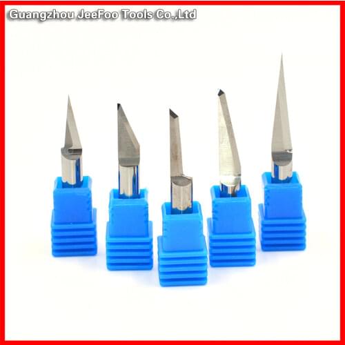 6mm Shank Oscillating Tool Tungsten Steel Tipped Grooving Blade Solid Carbide Knife Cutter CNC Engraving Tools U0-U5