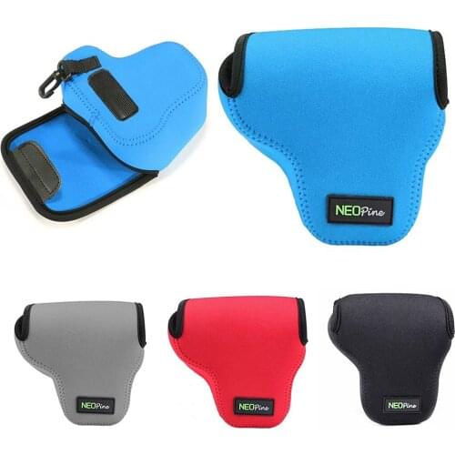 Portable Neoprene Soft Camera Case for Canon EOS M200 M10 M100 M6 M3 with 15-45mm Lens ONLY DSLR Digital Camera