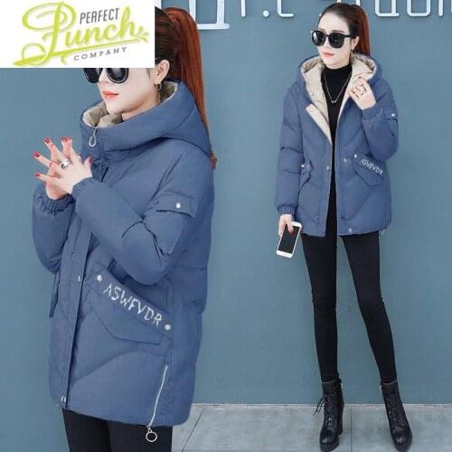 Down Winter Jacket Women Cotton Jackets 2021 Woman Parkas Fashion Hooded Clothes Korean Coat Female Chaquetas De Mujer LXR1227