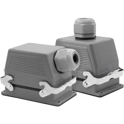 Heavy Duty Connectors HDD-042-1 F/M 42pin 10A Industrial rectangular Aviation connector plug
