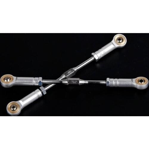 Alloy CNC Steering Rod Fit for 1/8 HPI Racing Savage XL FLUX Rovan TORLAND Monster Brushless Truck Parts