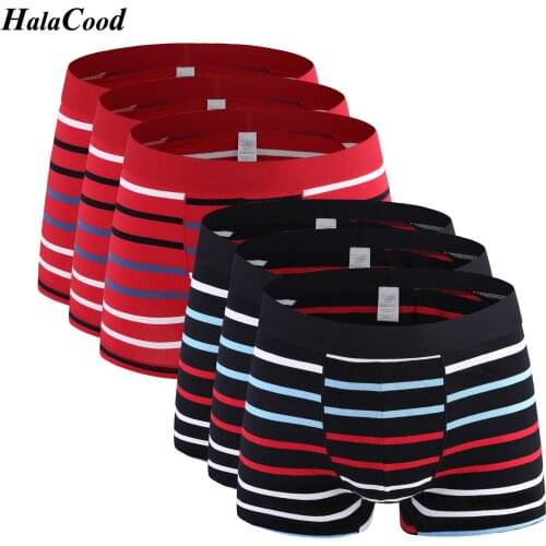 6Pcs/lot Hot Sell Male Underwear Men Boxer Mens Sexy Underpants Man Panties Comfortable Breathable Cuecas Sexy Cotton Boxer Men