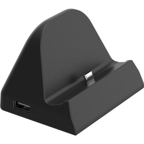 USB Charger Station Stand Charging Dock Fast Power Supply Base with HD Type C Video TV Converter for Ninteno NS Switch Console