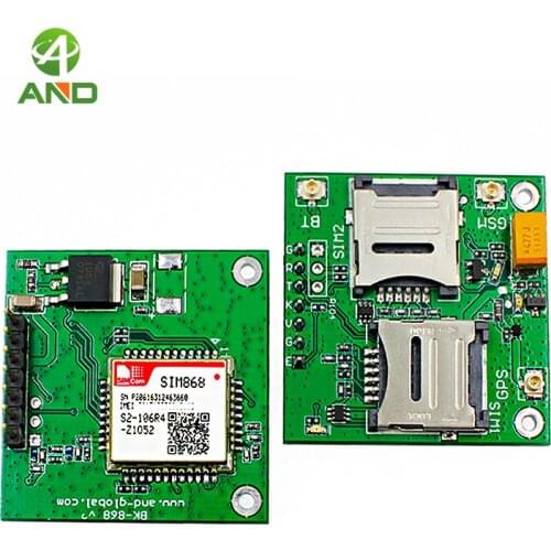 1pc GSM GPS BT SIM868 Breakout Board,SIM868 core board,2 in 1 Quad-band GSM/GPRS Module Integrated GPS BK-SIM868 V2